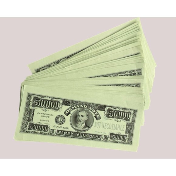 The Game of Life replacement $50k Demand Note GAME BOARD Vintage - Picture 1 of 1